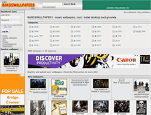 Tablet Screenshot of bandswallpapers.com